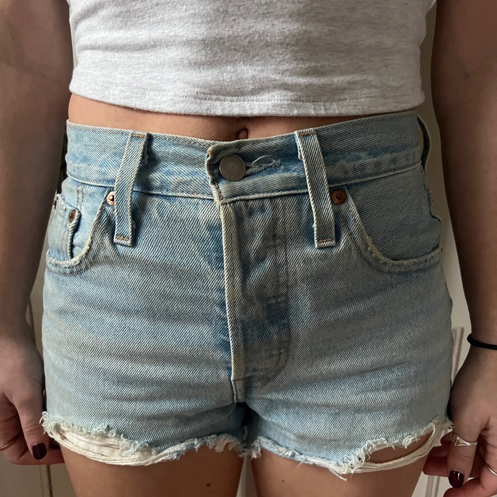 Levis 501 Original Fit High Rise Shorts